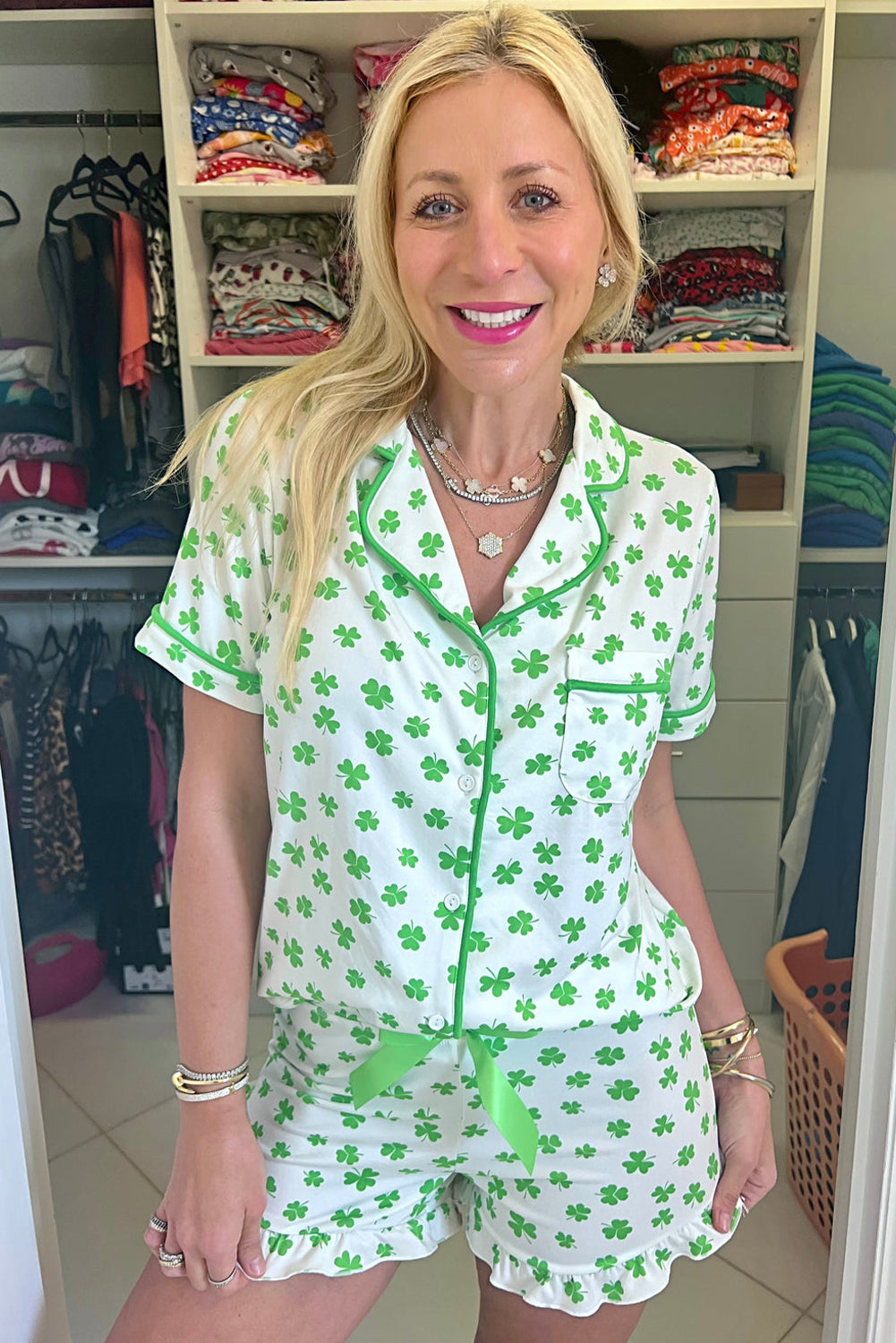 Sweet Bow Pajama Set