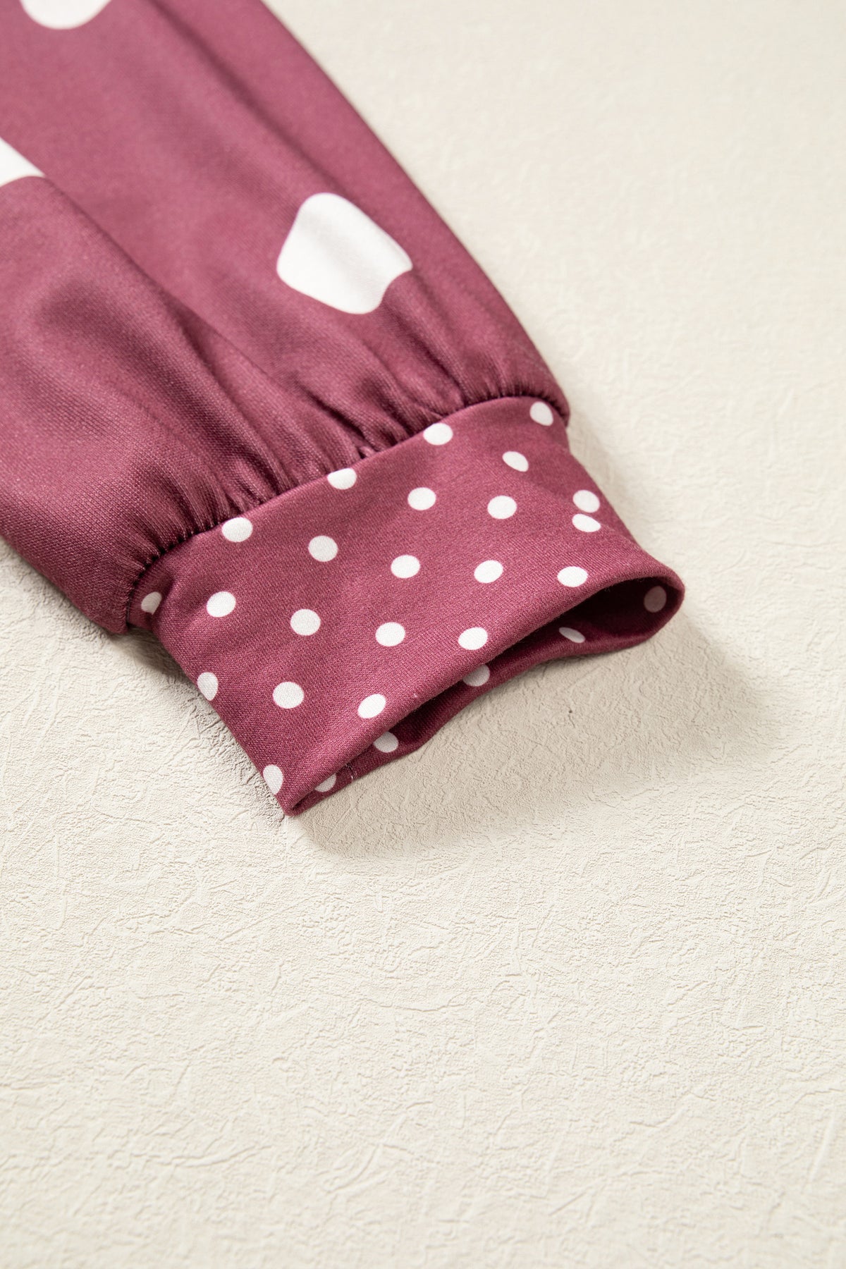 Merry & Bright Polka Dot Oversized Tunic Sweatshirt