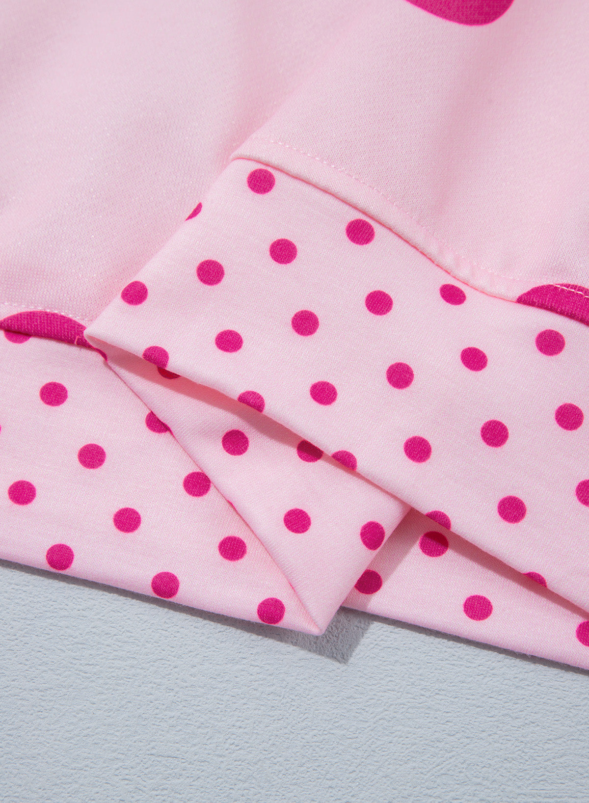 Merry & Bright Polka Dot Oversized Tunic Sweatshirt