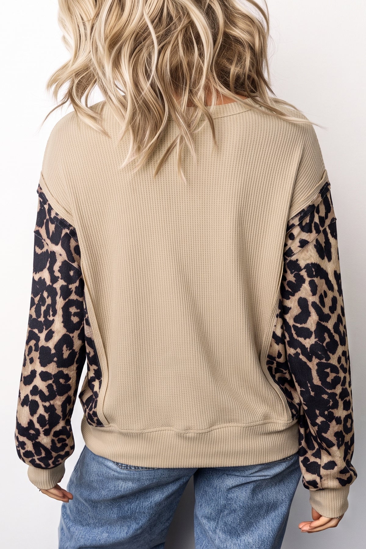Wild Side Waffle Knit Top