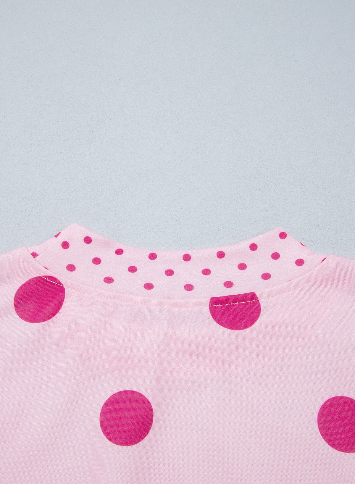 Merry & Bright Polka Dot Oversized Tunic Sweatshirt