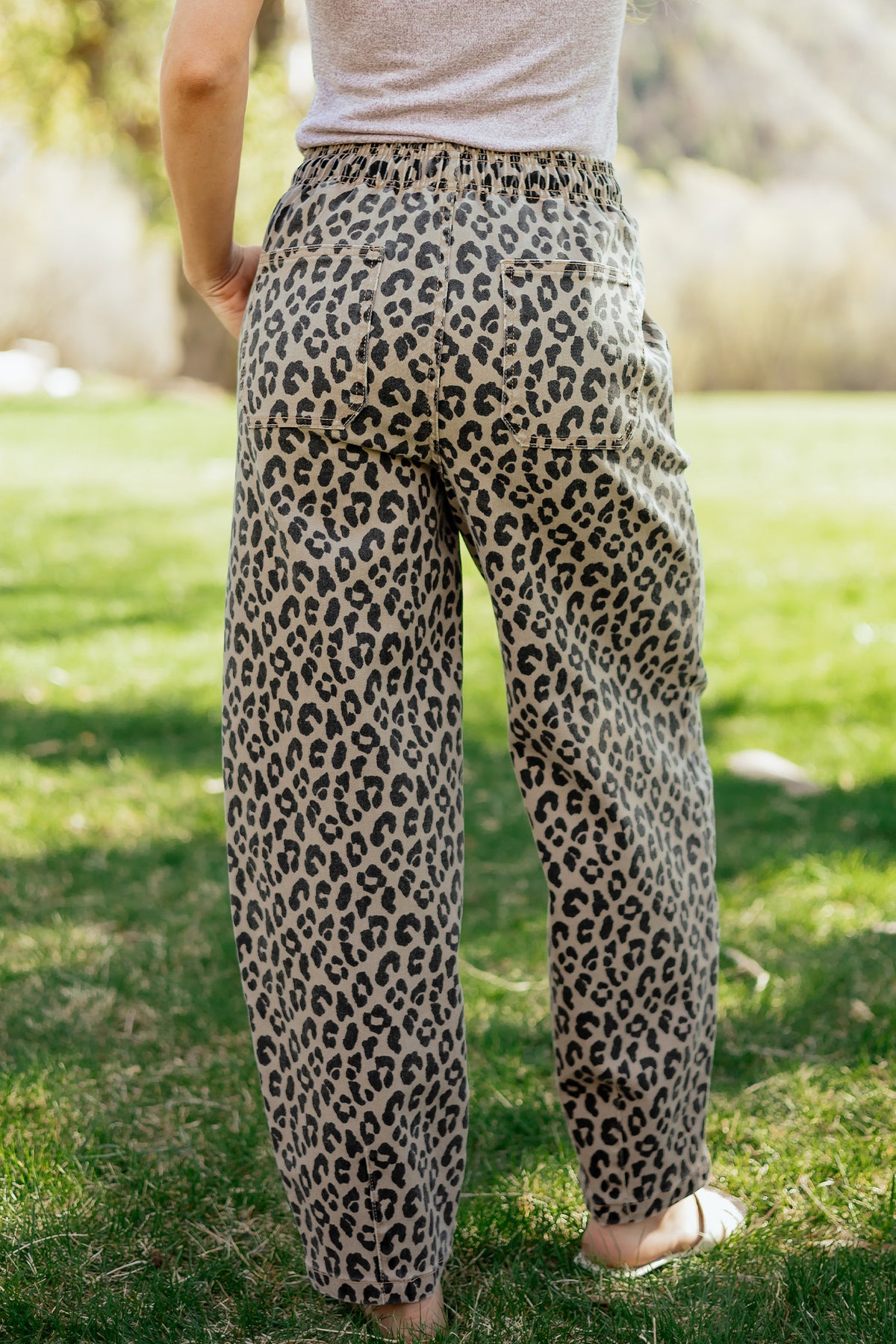 Wild Side Leopard Wide-Leg Pants