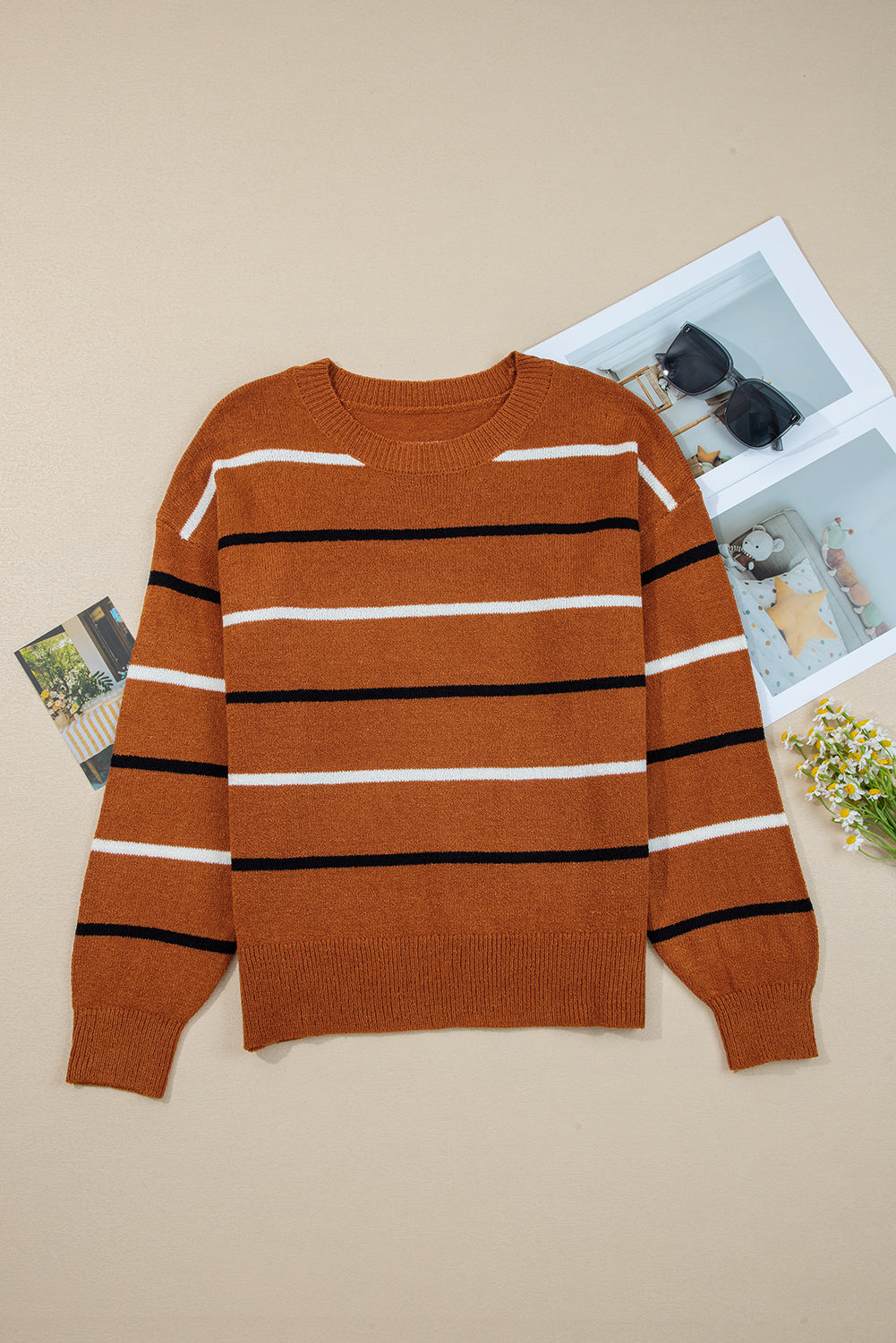 Autumn Avenue Striped Sweater