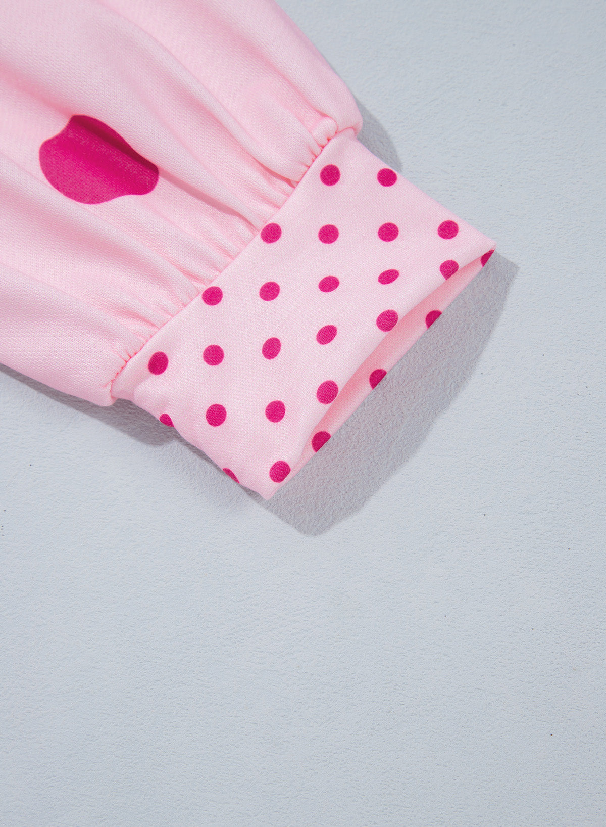 Merry & Bright Polka Dot Oversized Tunic Sweatshirt