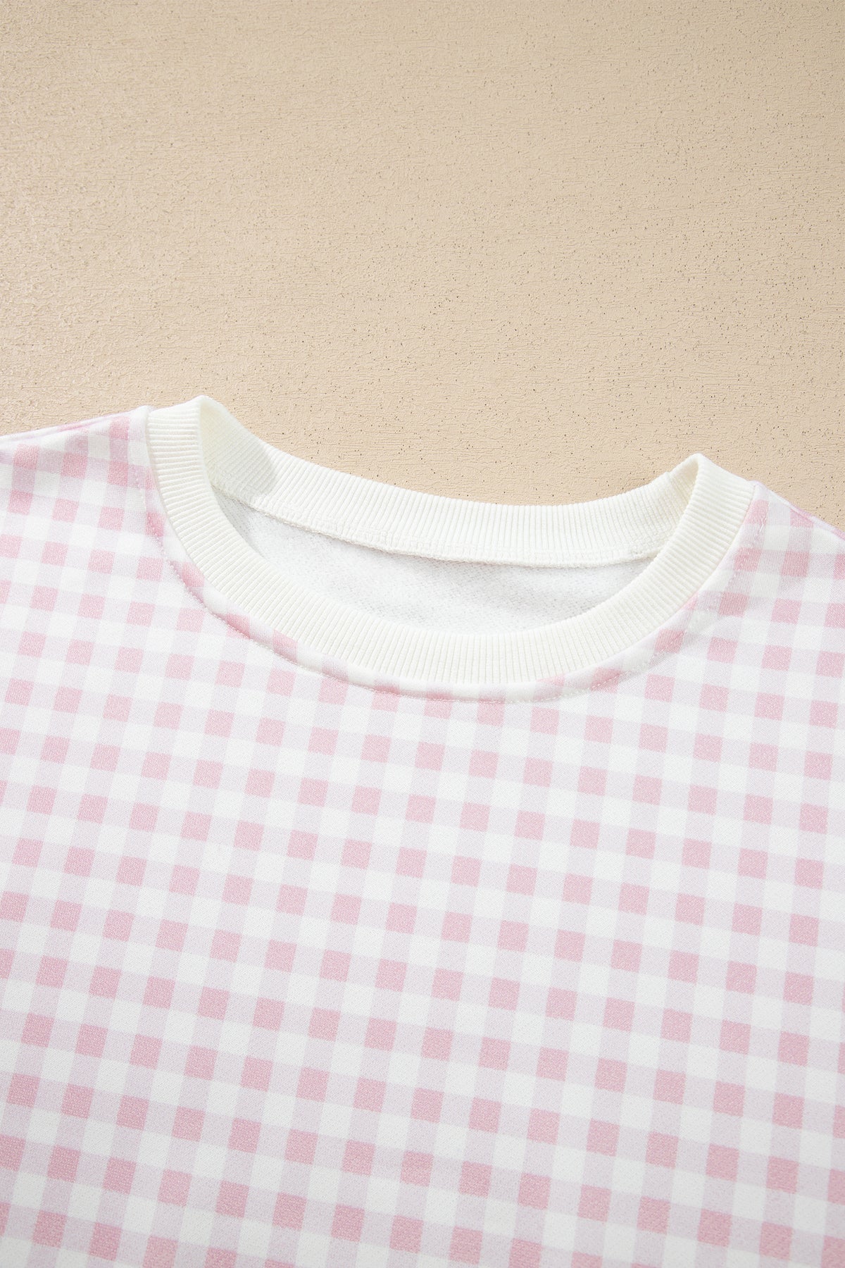 Weekend Gingham Pullover & Shorts Set