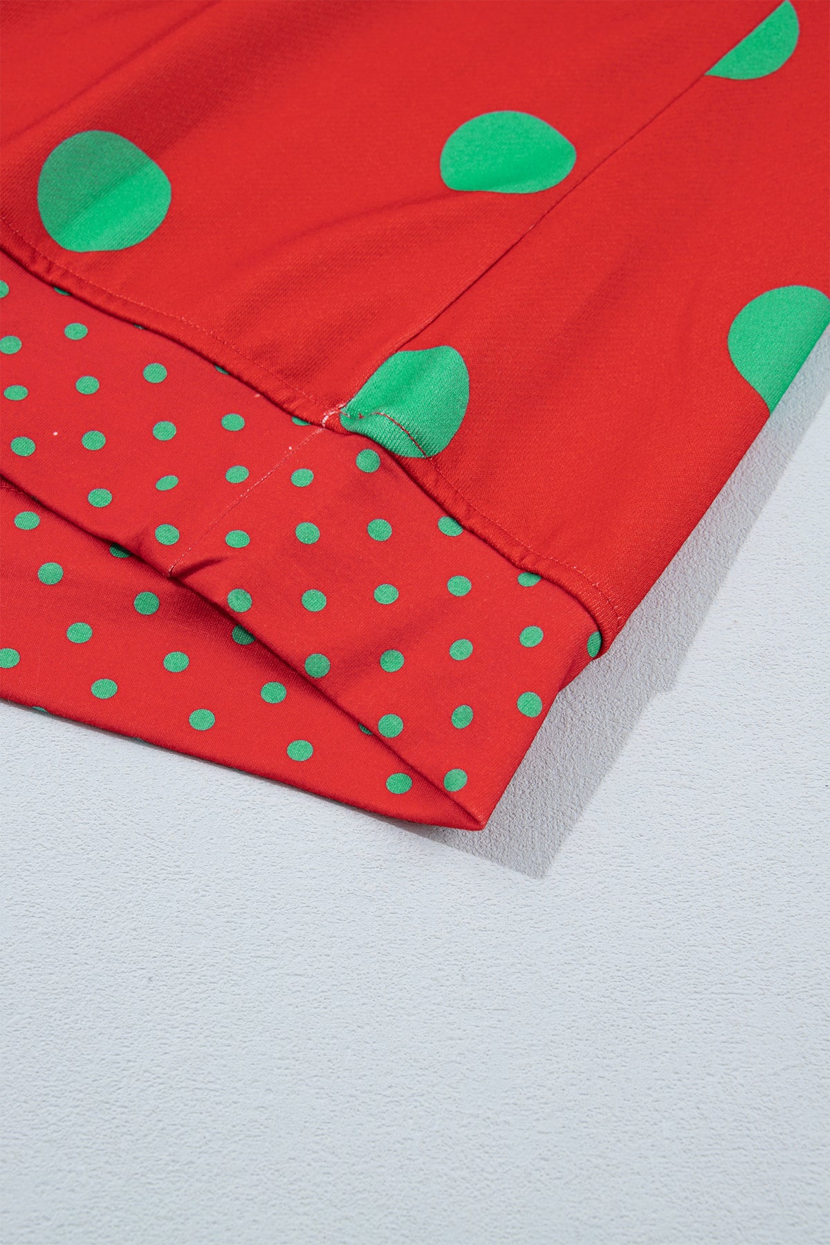 Merry & Bright Polka Dot Oversized Tunic Sweatshirt