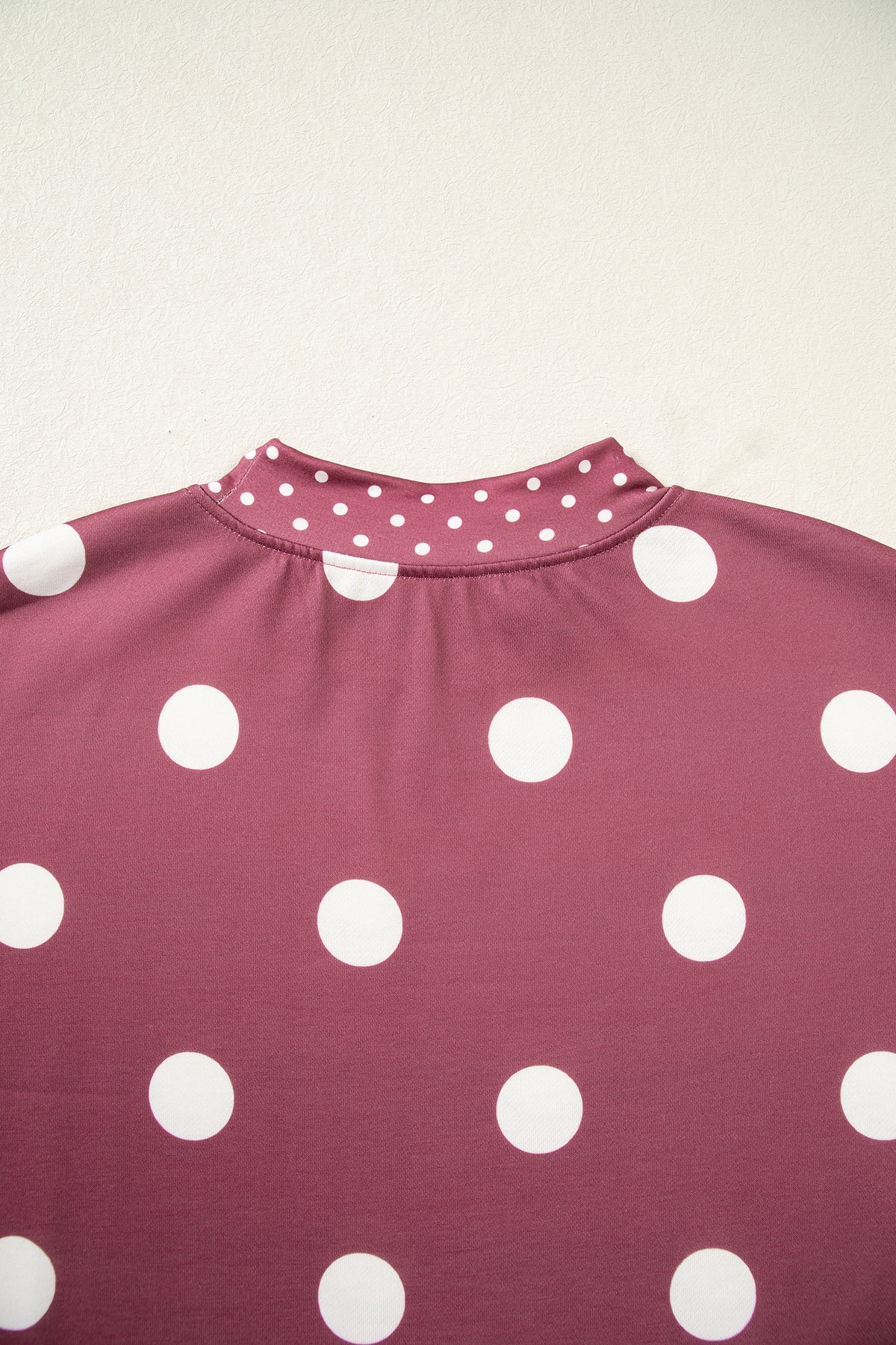 Merry & Bright Polka Dot Oversized Tunic Sweatshirt