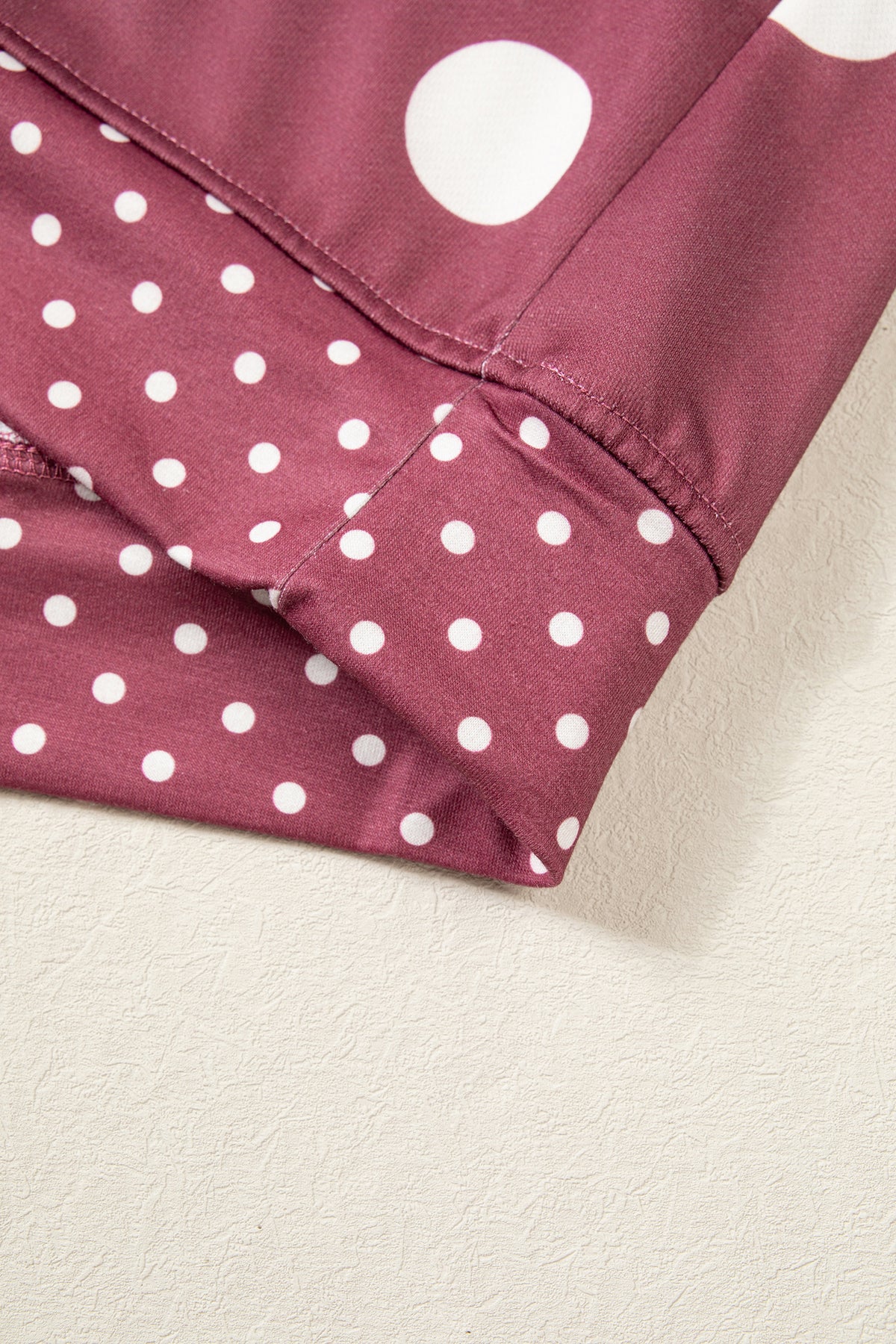 Merry & Bright Polka Dot Oversized Tunic Sweatshirt