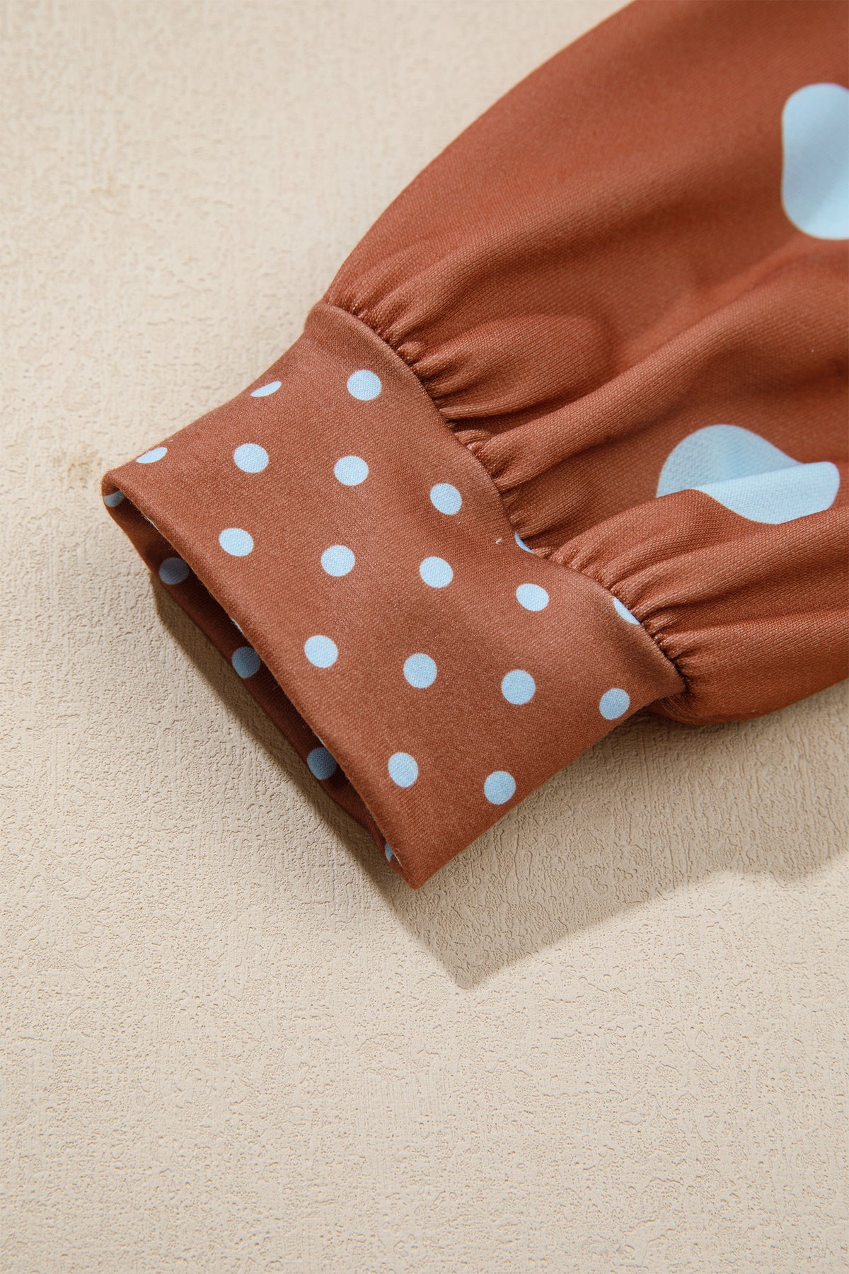 Merry & Bright Polka Dot Oversized Tunic Sweatshirt