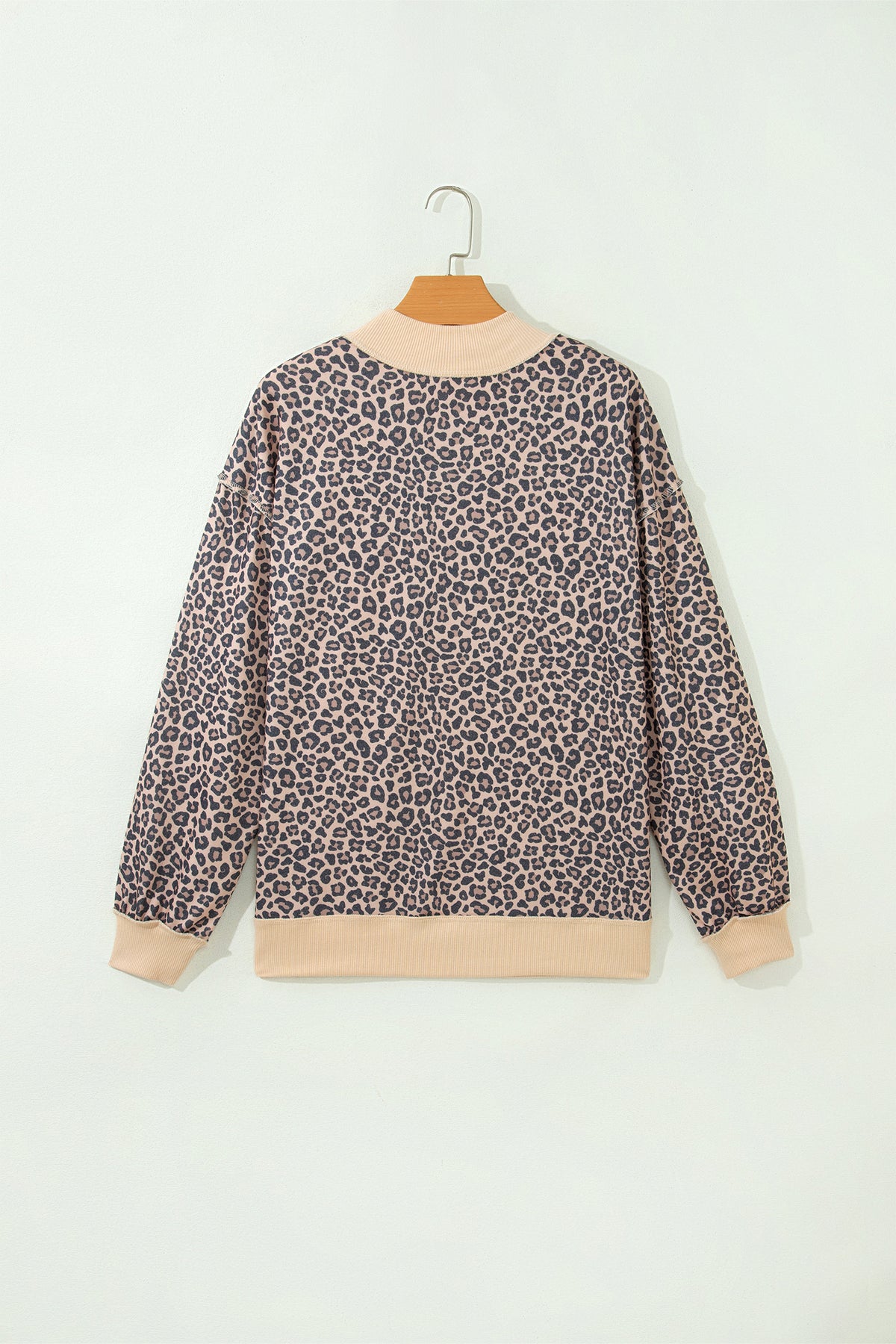 Wild Side Leopard Print Sweatshirt
