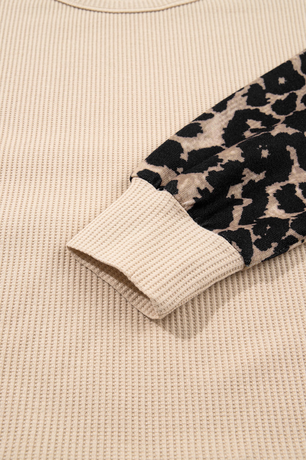 Wild Side Waffle Knit Top