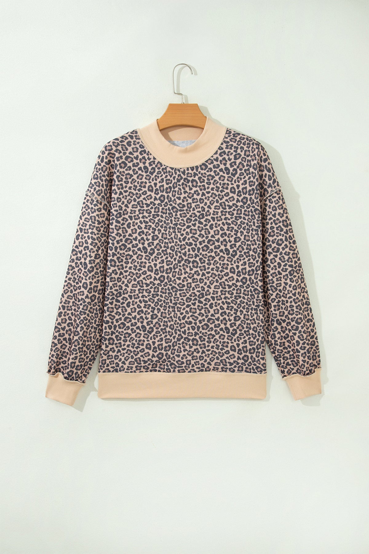 Wild Side Leopard Print Sweatshirt